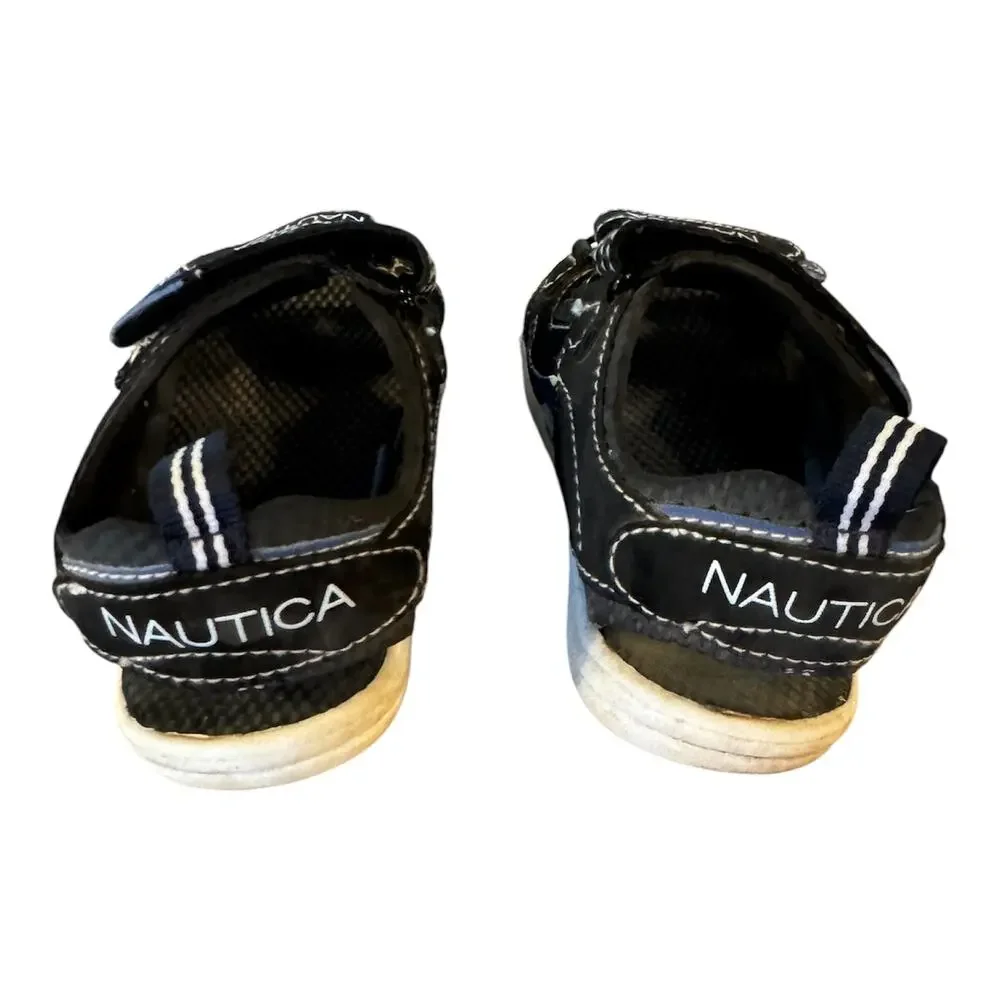 Nautica Toddler Boys Size 6 Navy Blue Sport Sandals Adjustable Straps